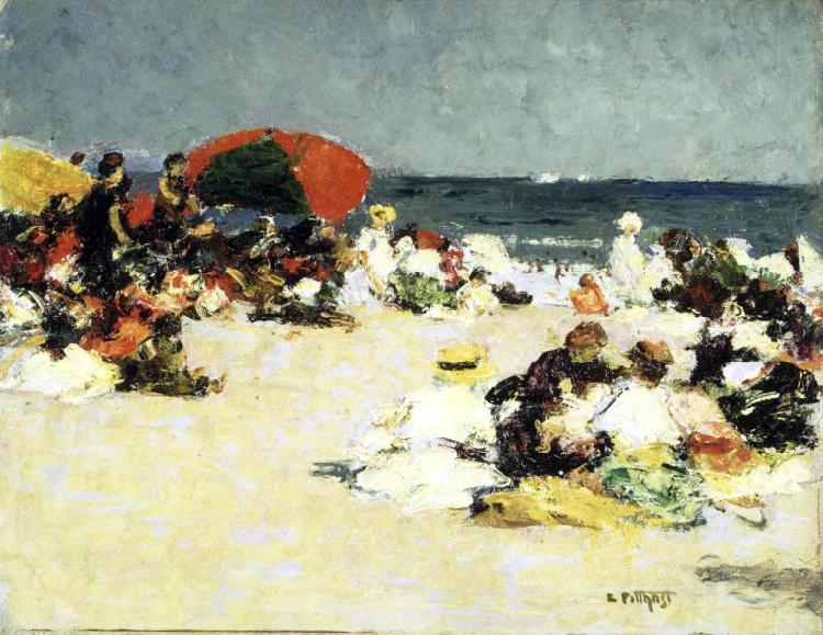 Edward Henry Potthast Prints On the Beach